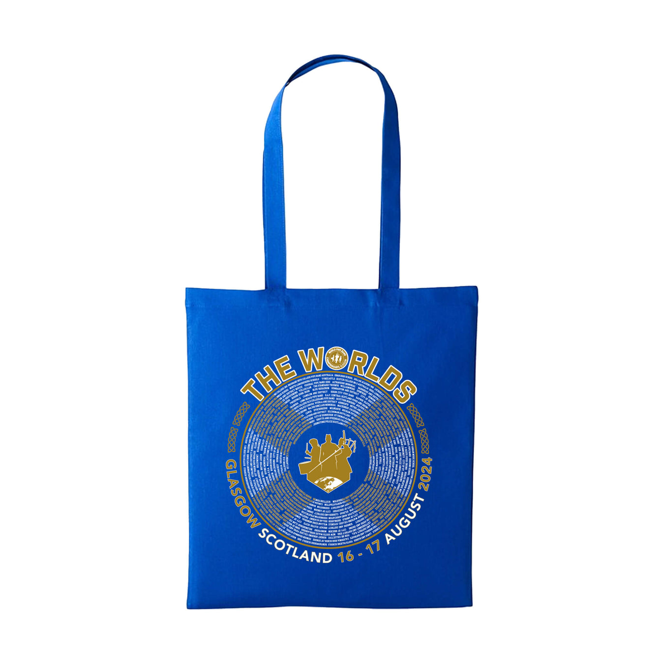 2024 The World Pipe Band Championships Bands Cotton Shopper RSPBA